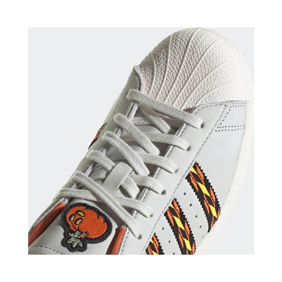 Adidas Superstar Crystal White / Semi Impact Orange / Cloud White (HR1433)