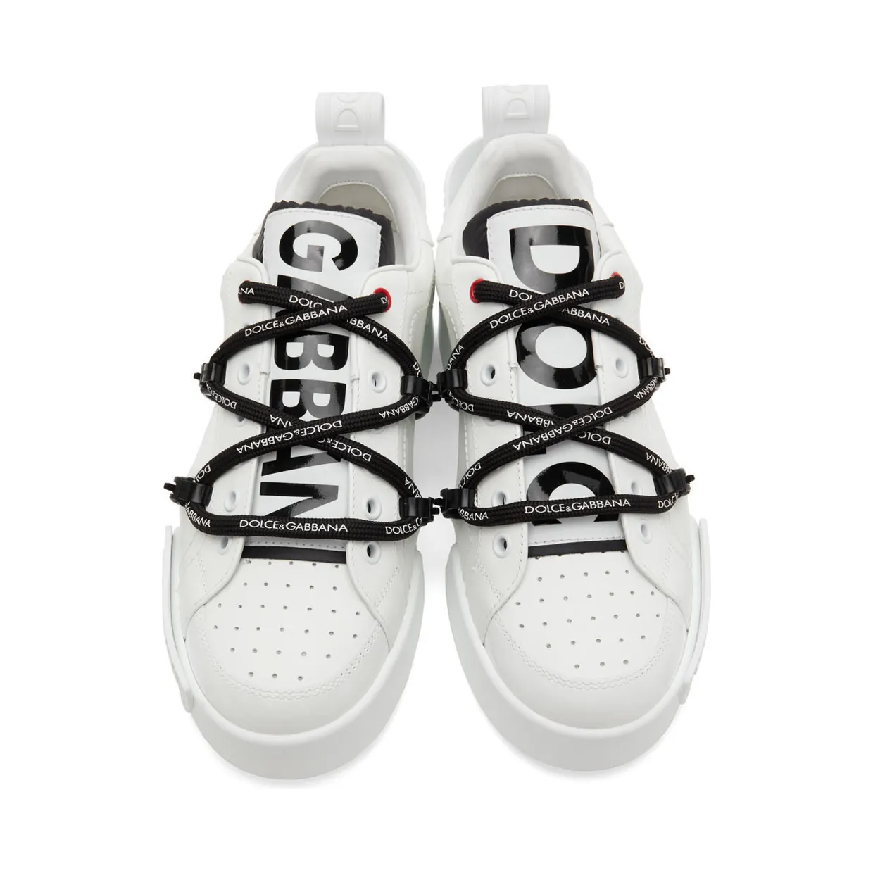 Dolce & Gabbana Black Portofino Sneakers (CS1783 AJ986) (5)