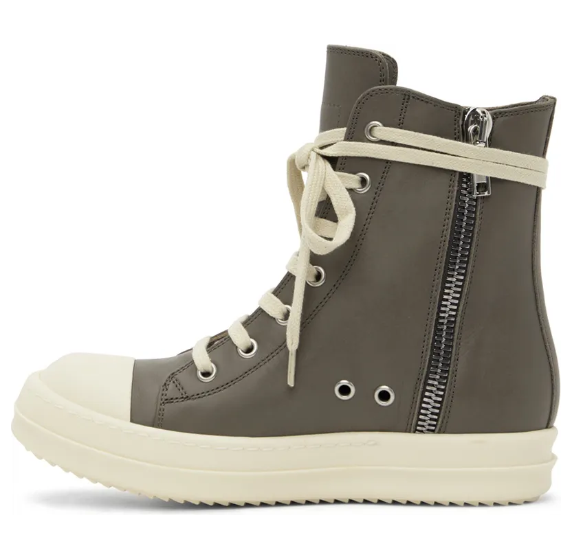 Rick Owens Gray Strobe Sneakers (RU02B2890 LCG) (3)