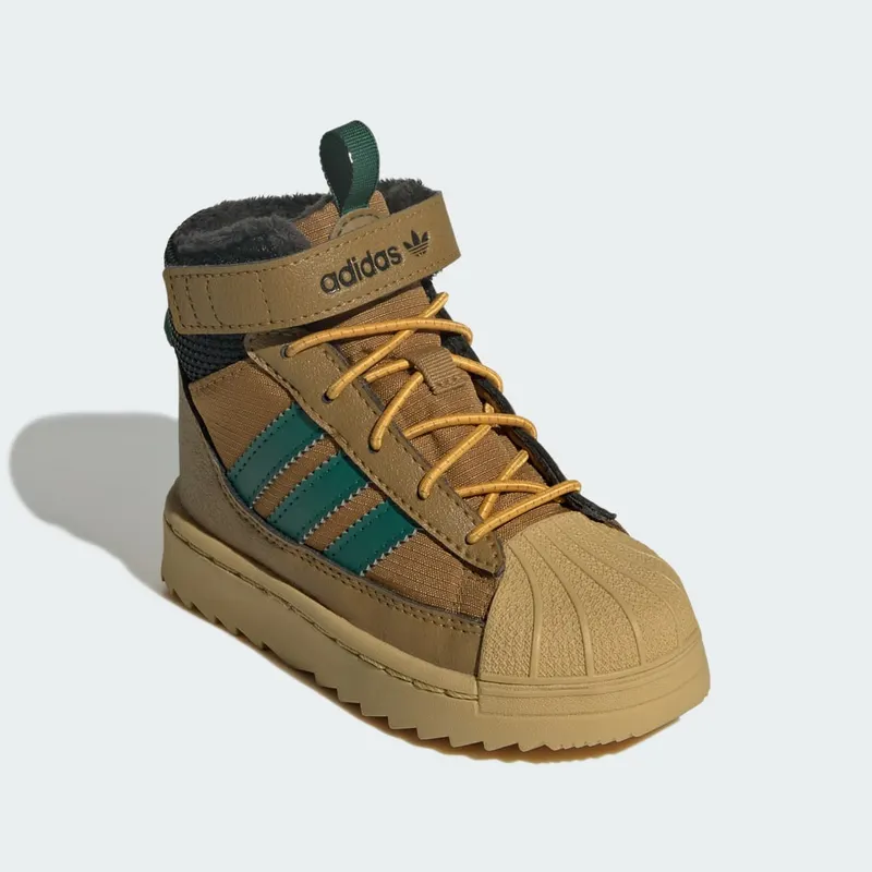Adidas Superstar Winter Trek Kids Bronze Strata / Collegiate Green / Golden Beige (JQ0341)