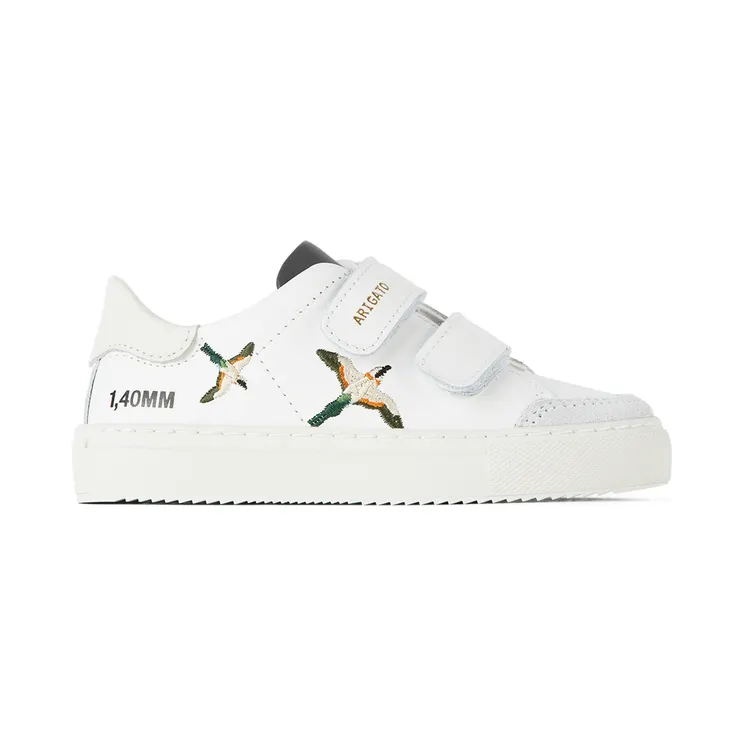 Axel Arigato Kids White Clean 90 Triple Bee Birds Straps Sneakers (19195)