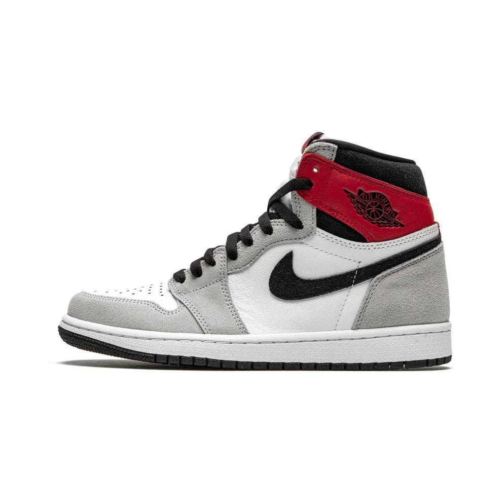 Jordan 1 Retro High Light Smoke Grey White/Black-Light Smoke Grey-Varsity Red (555088-126)