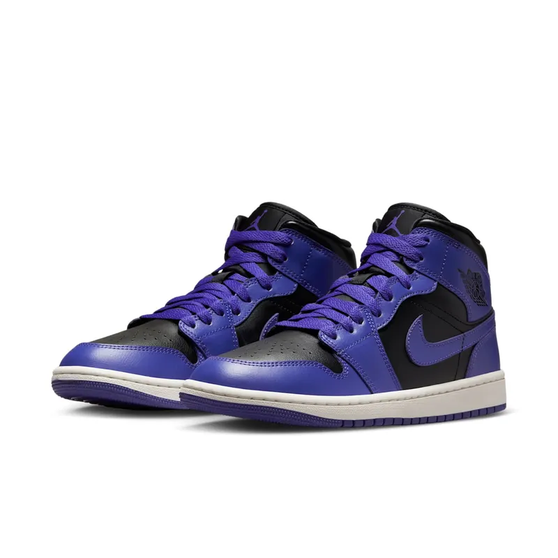 Jordan 1 MID “Black/Purple” (BQ6472-051)