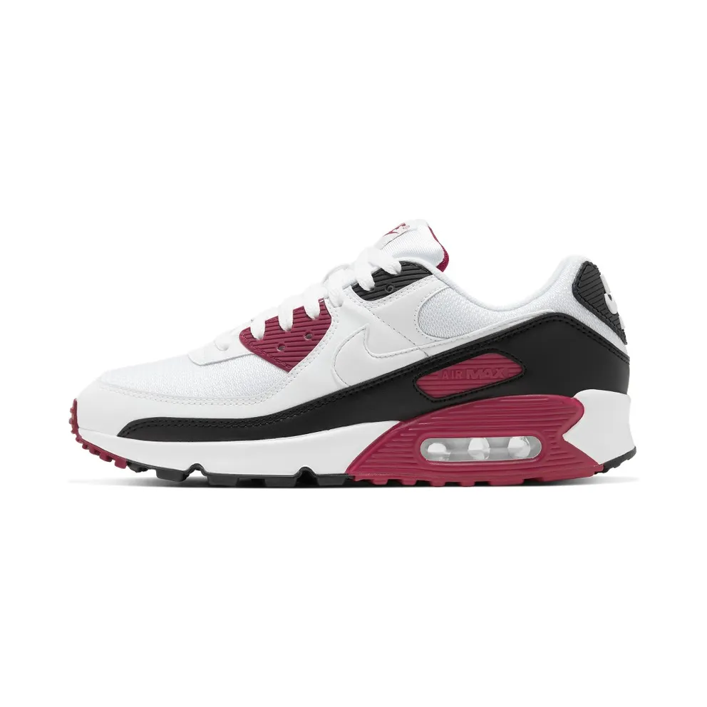 Nike Air Max 90 Recraft New Maroon White/White-New Maroon-Black (CT4352-104)