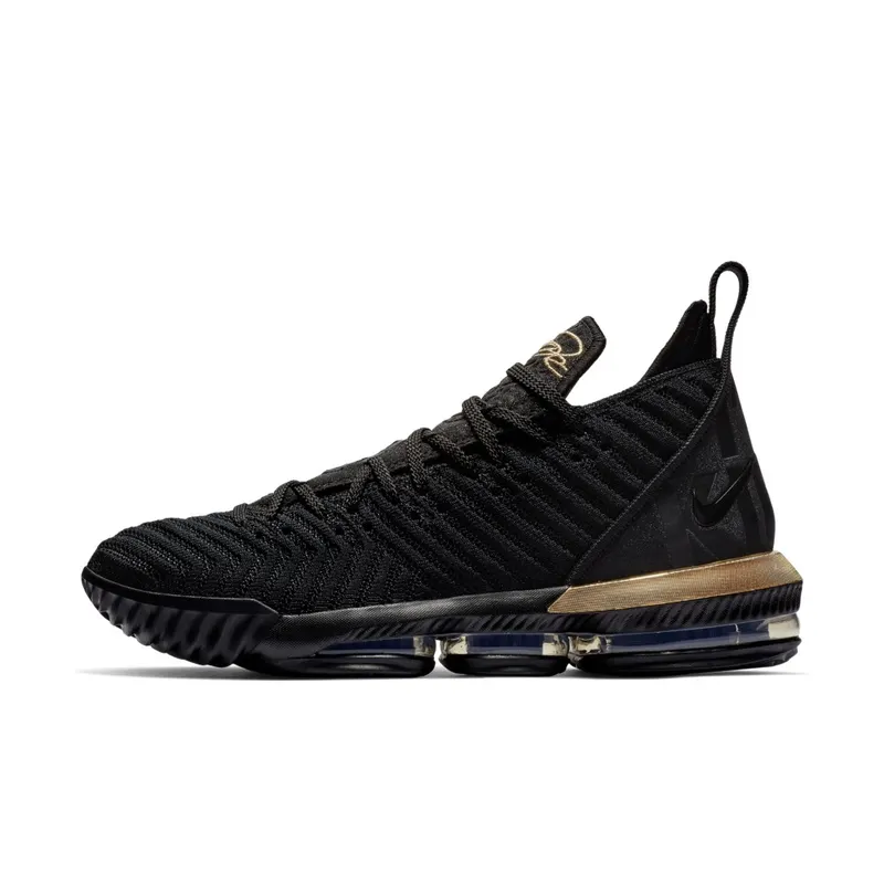 Nike LeBron 16 I’m King Black/Metallic Gold (BQ5969-007)