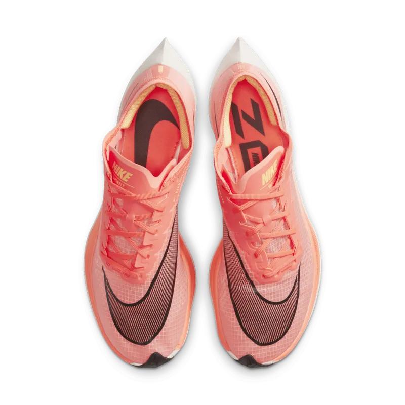 Nike ZoomX VaporFly Next% Bright Mango Bright Mango/Citron Pulse-Black-Blackened Blue (AO4568-800)