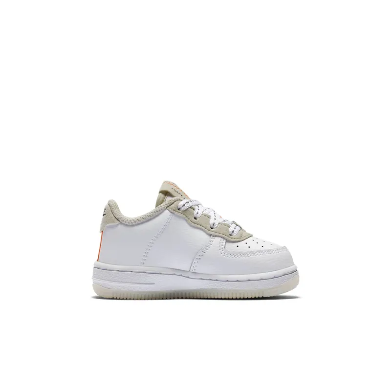 Nike Force 1 LV8 3 White Total Orange (TD) White/Summit White/Black (CD7415-100)