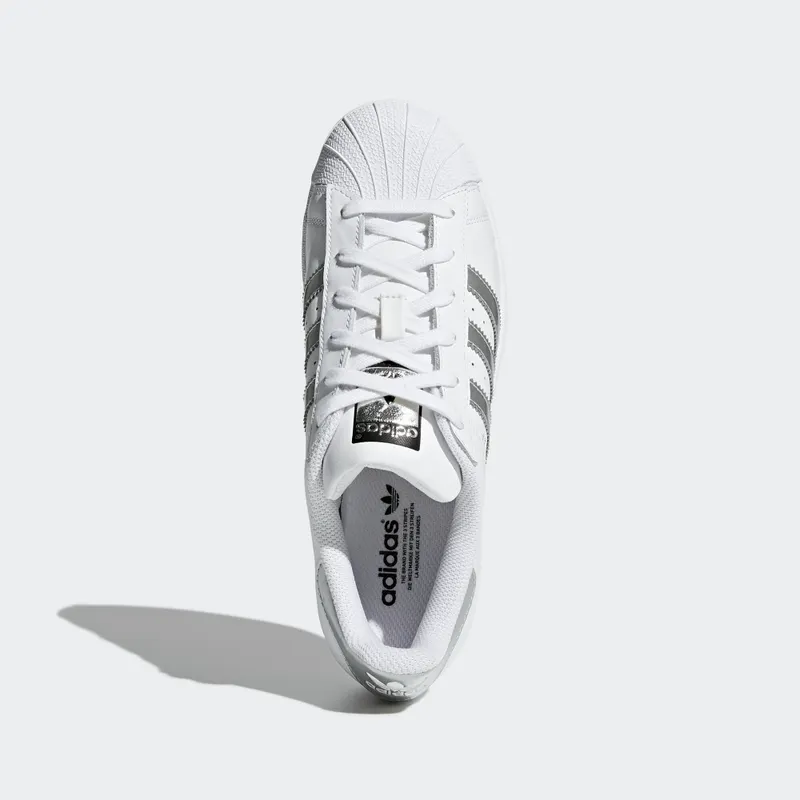 adidas Superstar White Silver Metallic Cloud White/Silver Metallic/Core Black (AQ3091)