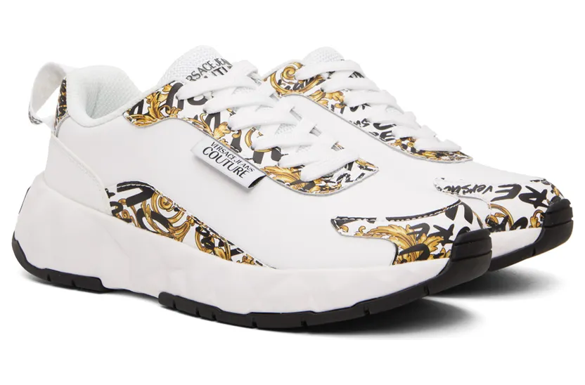 Versace Jeans Couture Black & White Atom Sneakers (E73VA3SB7EZP148) (4)