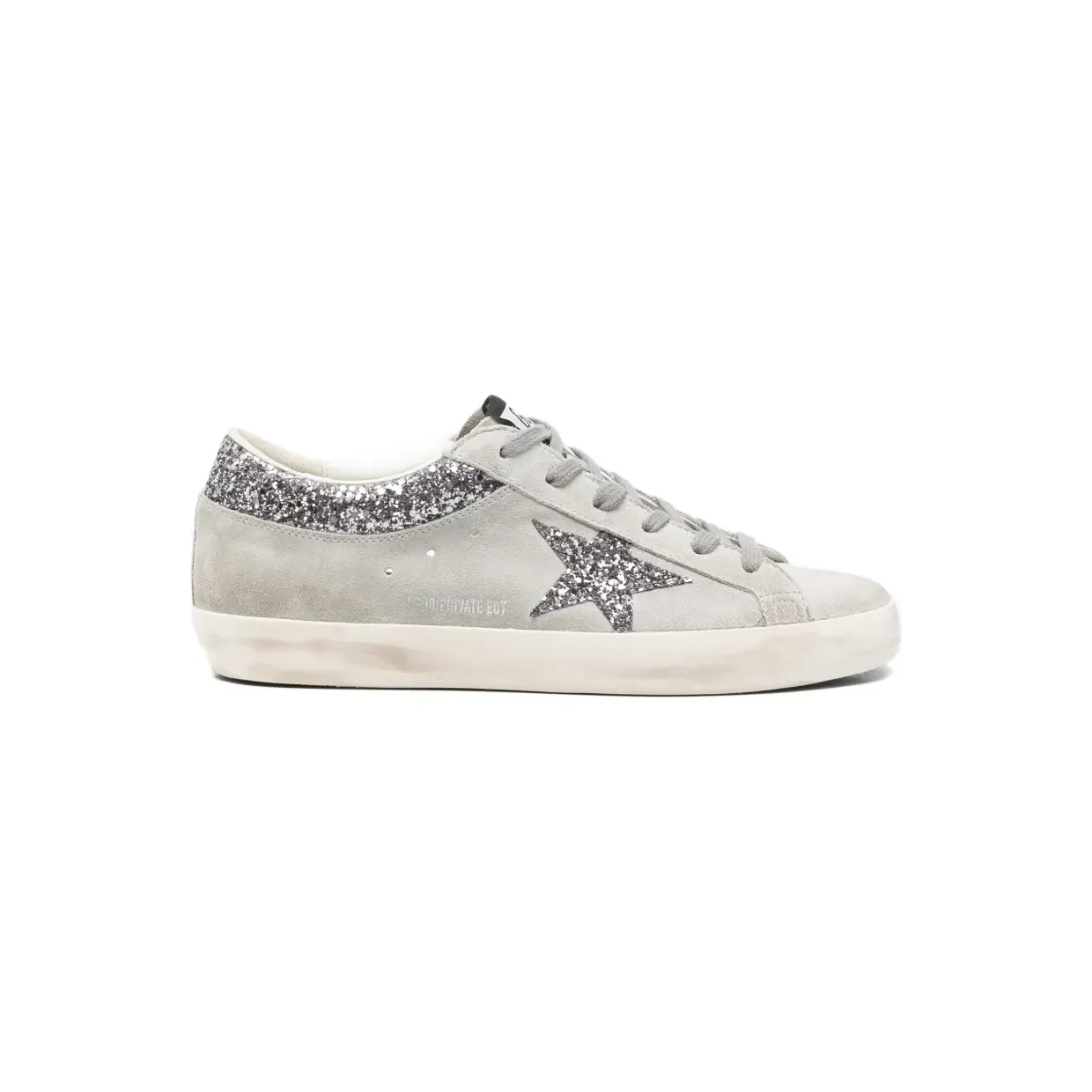 Golden Goose x Browns Superstar verfraaid met glitter “Grey” (GWF01042F009040)