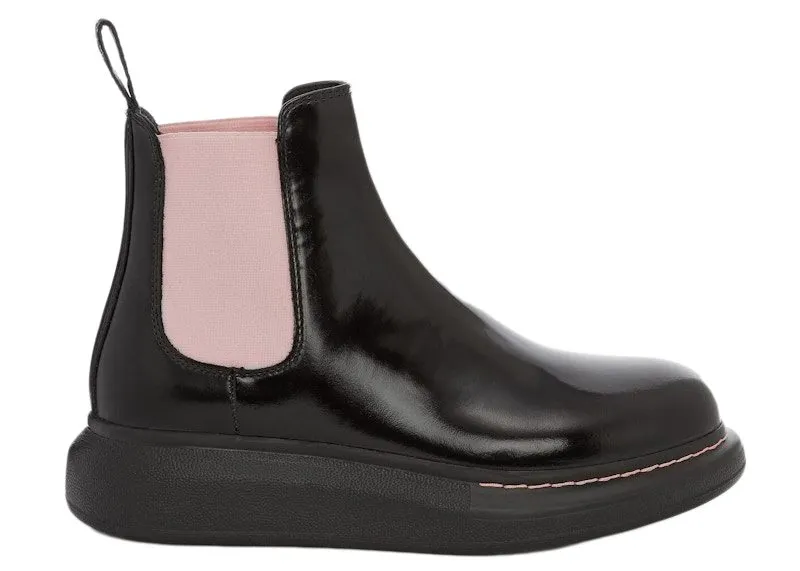 Alexander McQueen Hybrid Chelsea Boot Black Sugar Pink (586398WHX521123)
