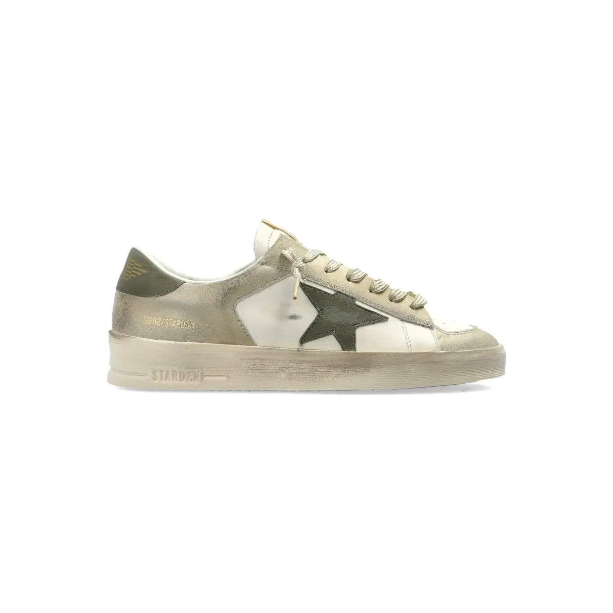 Golden Goose Stardan leren sneakers – Beige (GWF00333F007935)