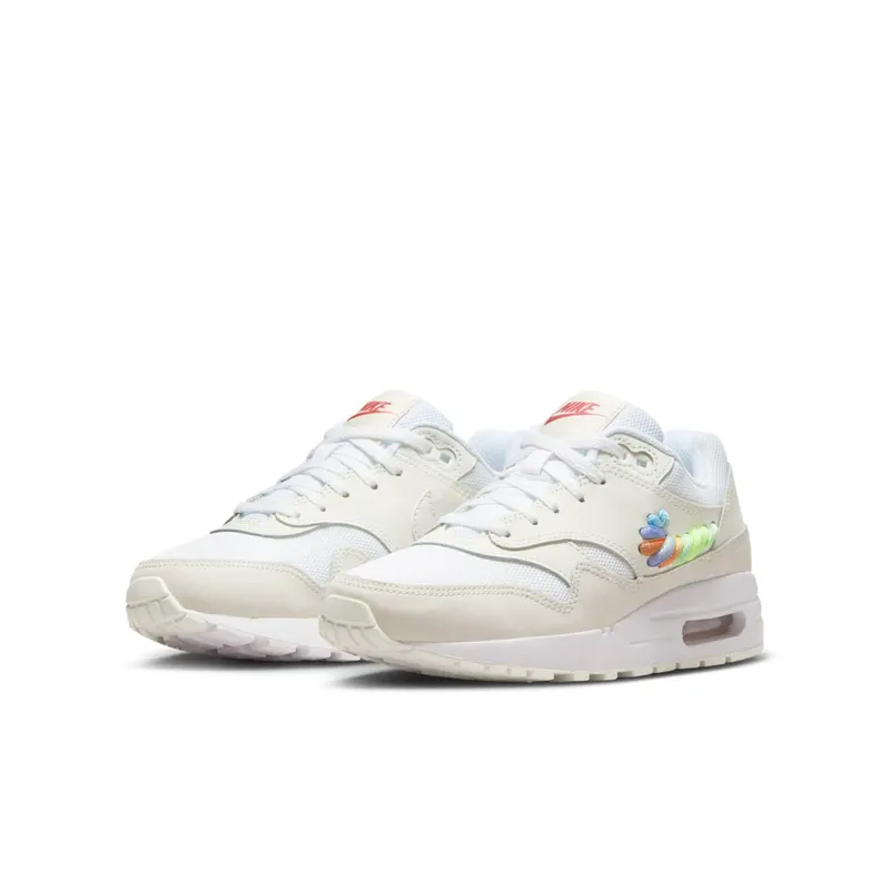 Nike Air Max 1 SE White Rainbow Lace Swoosh (FN4782-100)