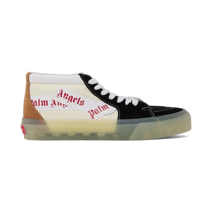 Palm Angels Black Vault By Vans Edition Sk8-Mid Sneakers (VN0A7TNH78C)