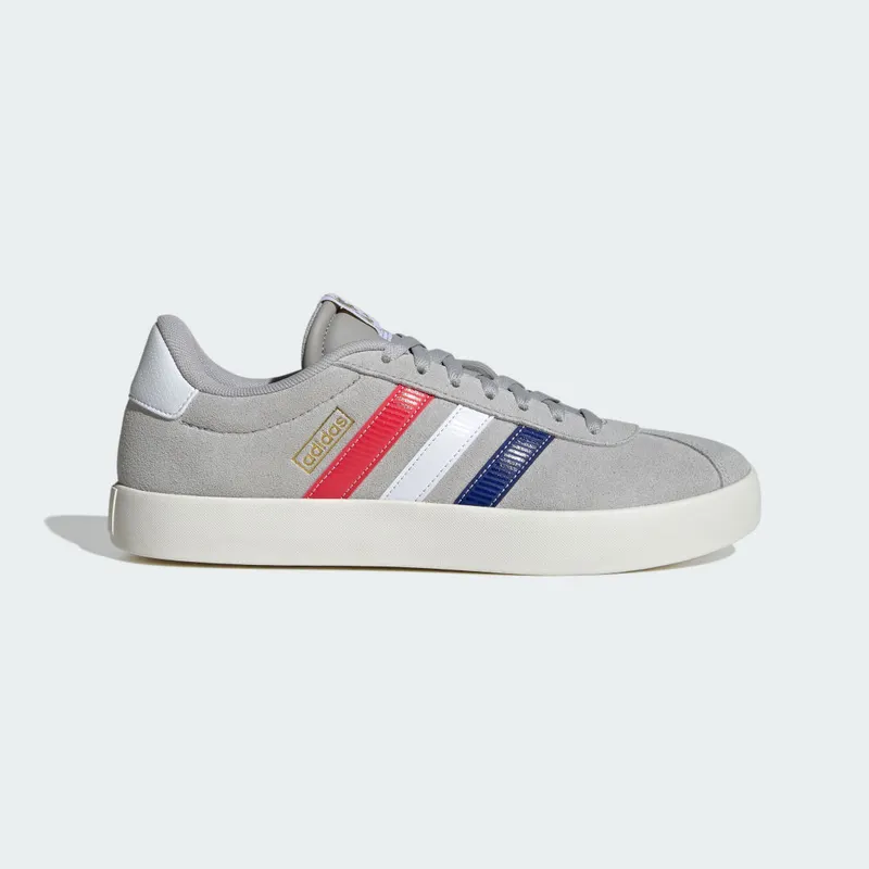 Adidas VL Court 3.0 Grey Two / Mystery Ink / Pure Ruby (HQ0172)