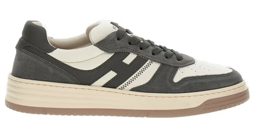 Hogan H630 Sneakers mit Einsätzen – Grau (HXM6300EU50UHE)
