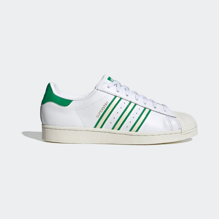 adidas Superstar Cloud White / Off White / Green (GX9878)