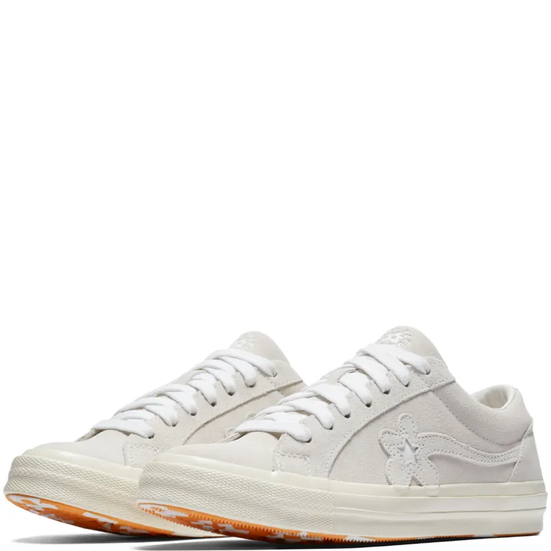 Converse One Star Ox Tyler the Creator Golf Le Fleur Mono (White) White/White (162133C)