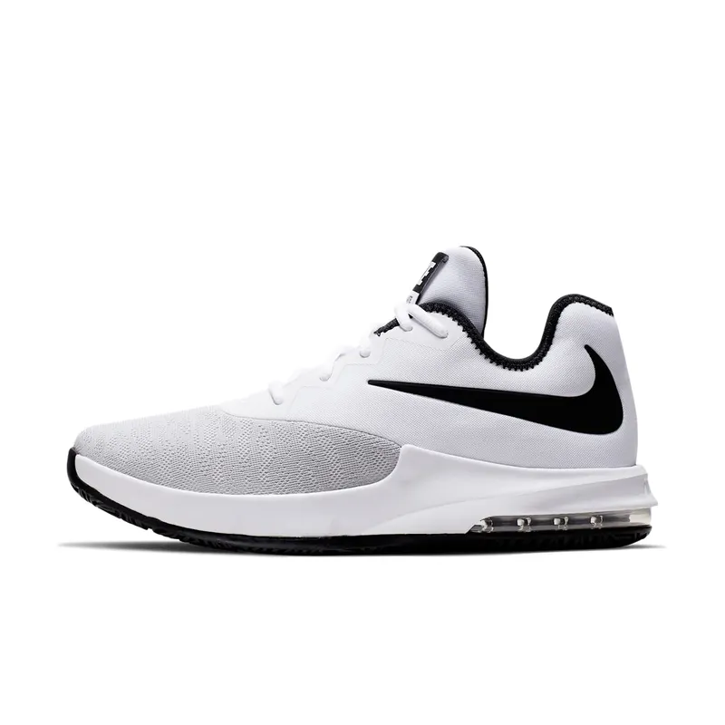 Nike Air Max Infuriate III Low White White Wolf Grey Black (AJ5898-100)
