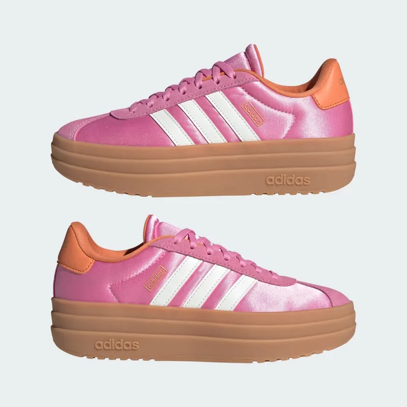 Adidas VL Court Bold Junior Bliss Pink / Off White / Dusky Orange (JQ1875)