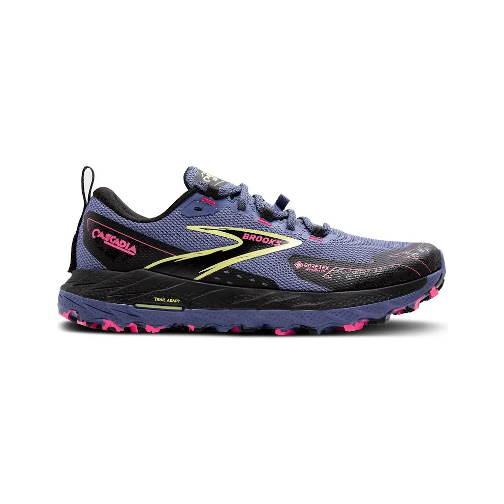 Brooks Cascadia 18 Gore-Tex Grey Blue Black Pink (120415-1B-464)