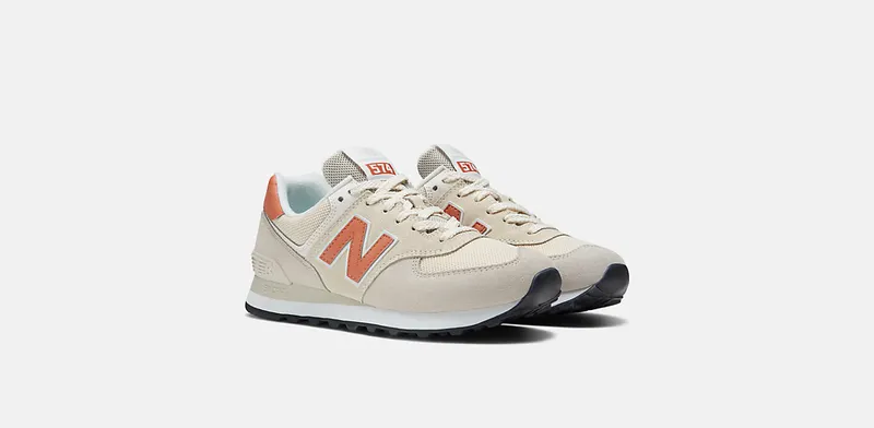 New Balance 574 Calm Taupe Orange (WL574VK2)