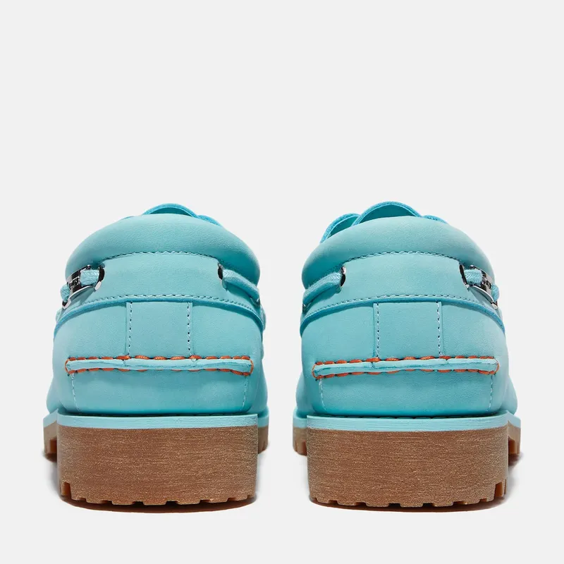 Timberland 3-Eye Classic Lug Boat Shoe Jacquemus Aqua Nubuck (TB0A6G7F-04V)