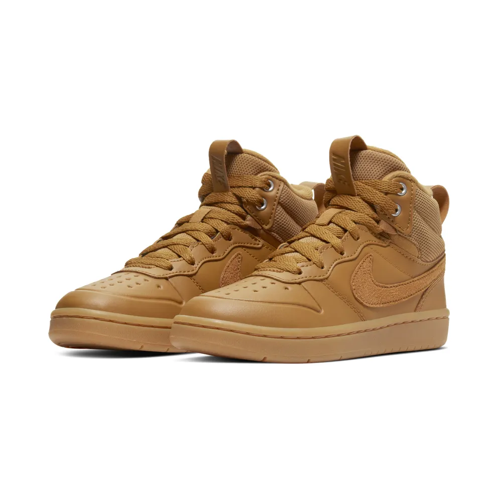 Nike Court Borough Mid 2 Younger Kids’ Boot Brown (BQ5442-700)