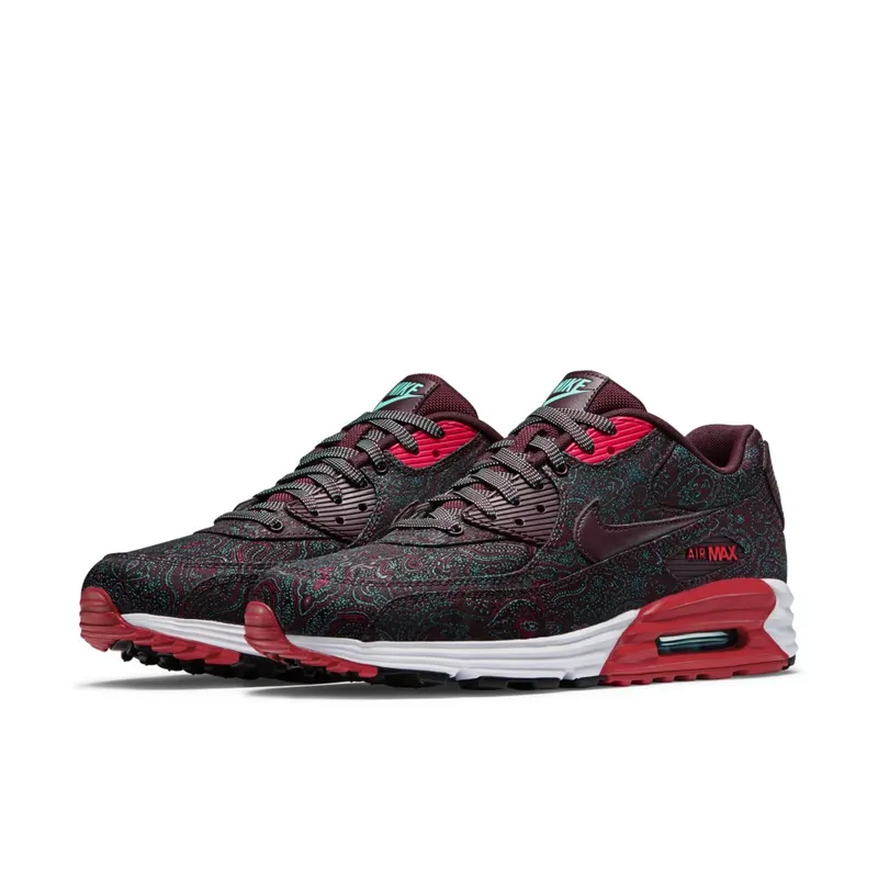 Nike Air Max Lunar90 Burgundy-Paisley Deep Burgundy/Challenge Red/Fuchsia Force (705068-601)