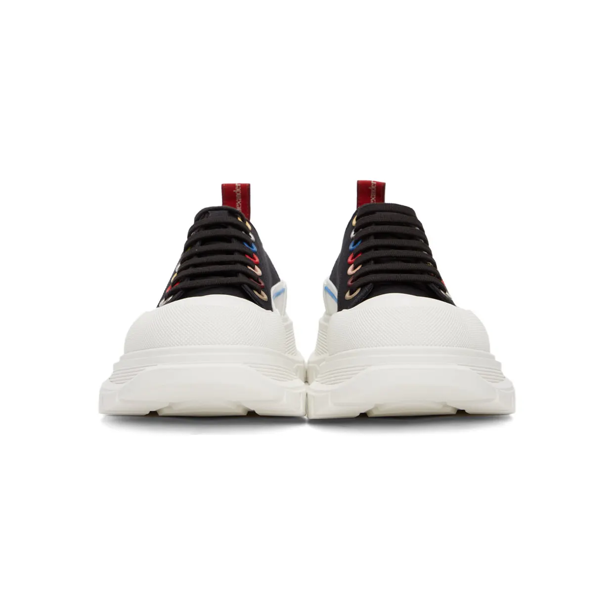 Alexander McQueen Black & Multicolor Treadslick Sneakers (604257W4MVG1522) (2)