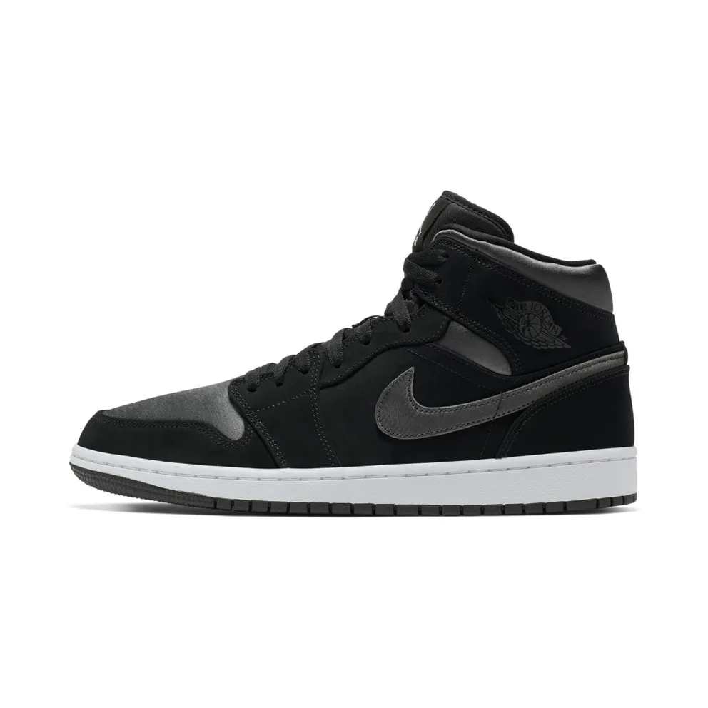 Jordan 1 Mid Nylon Black Anthracite Black/Anthracite-White (852542-012)