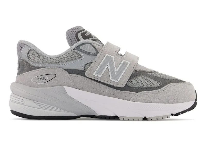 New Balance FuelCell 990v6 Hook and Loop Grey Silver (PV990GL6)