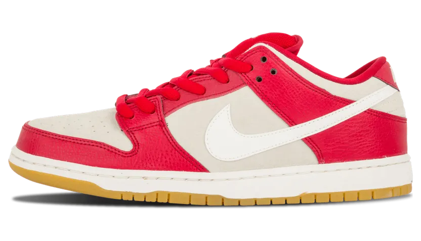 Nike SB Dunk Low Pro ‘V-Day’ Gym Red/Gum Light Brown/Sail (304292-612)