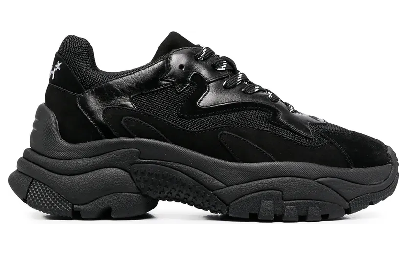 Ash Addict Sneakers mit breiter Sohle – Schwarz (ADDICT03)