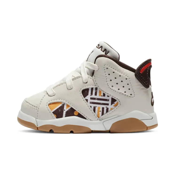 Jordan 6 Retro Quai54 Sail Brown 2020 (TD) “Sail / Team Orange / Gum Light Brown / Baroque Brown” (CZ6508-100)