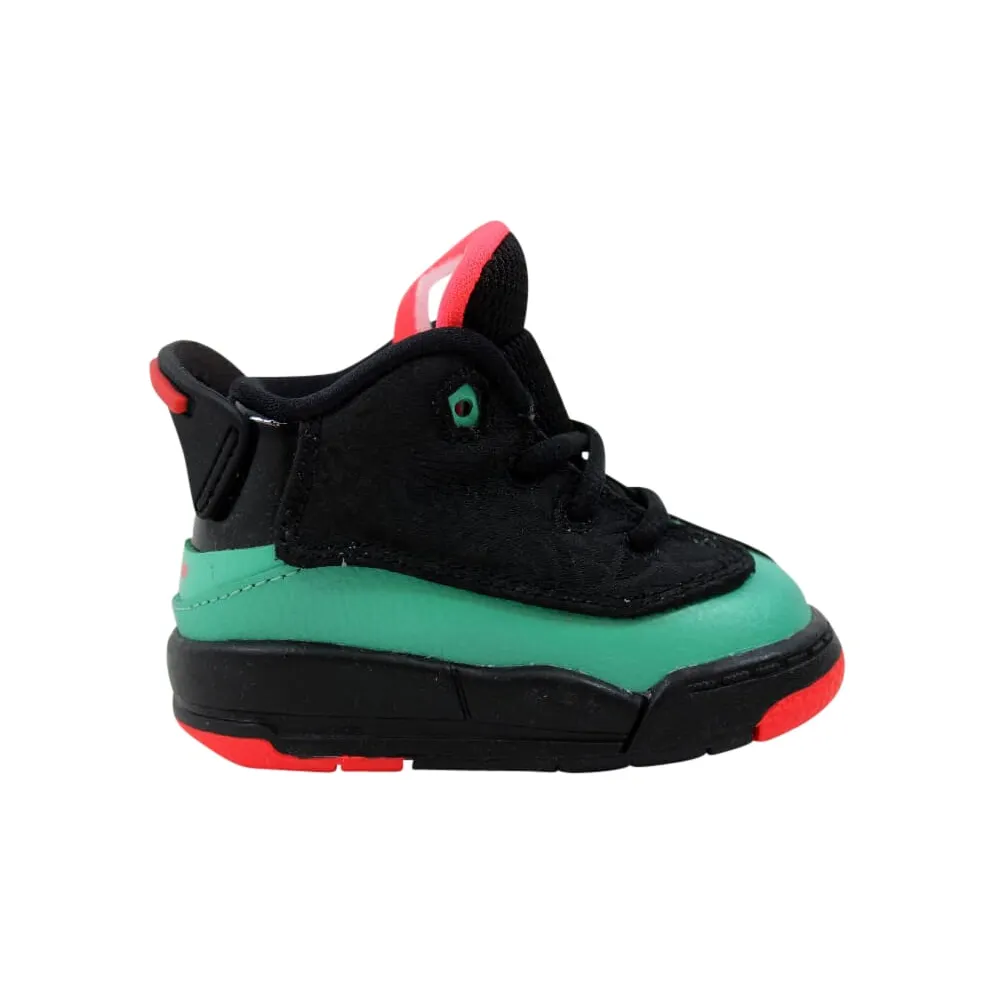 Air Jordan Dub Zero Black Infrared 23 Green (TD) (725744-035)