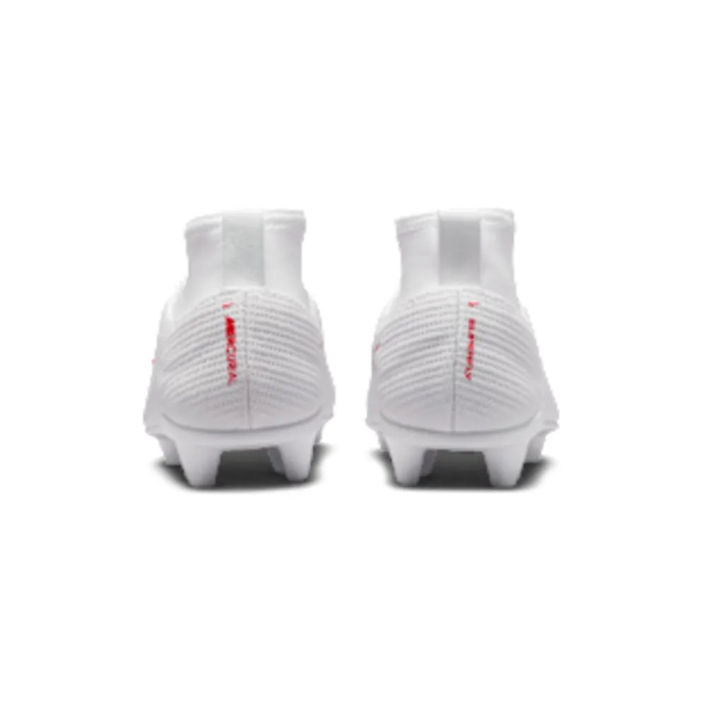 Nike Jr. Mercurial Superfly 11 Club ‘ Multi-Ground High-Top “White/Bright Crimson/Blur” (IU1795-100)