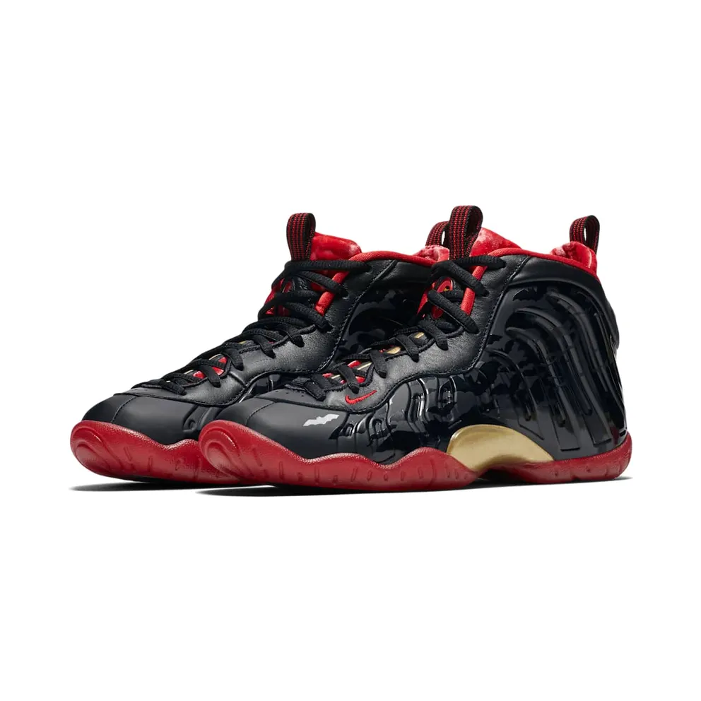 Nike Air Foamposite One Dracula (GS) Black/University Red-Metallic Gold (846077-003)