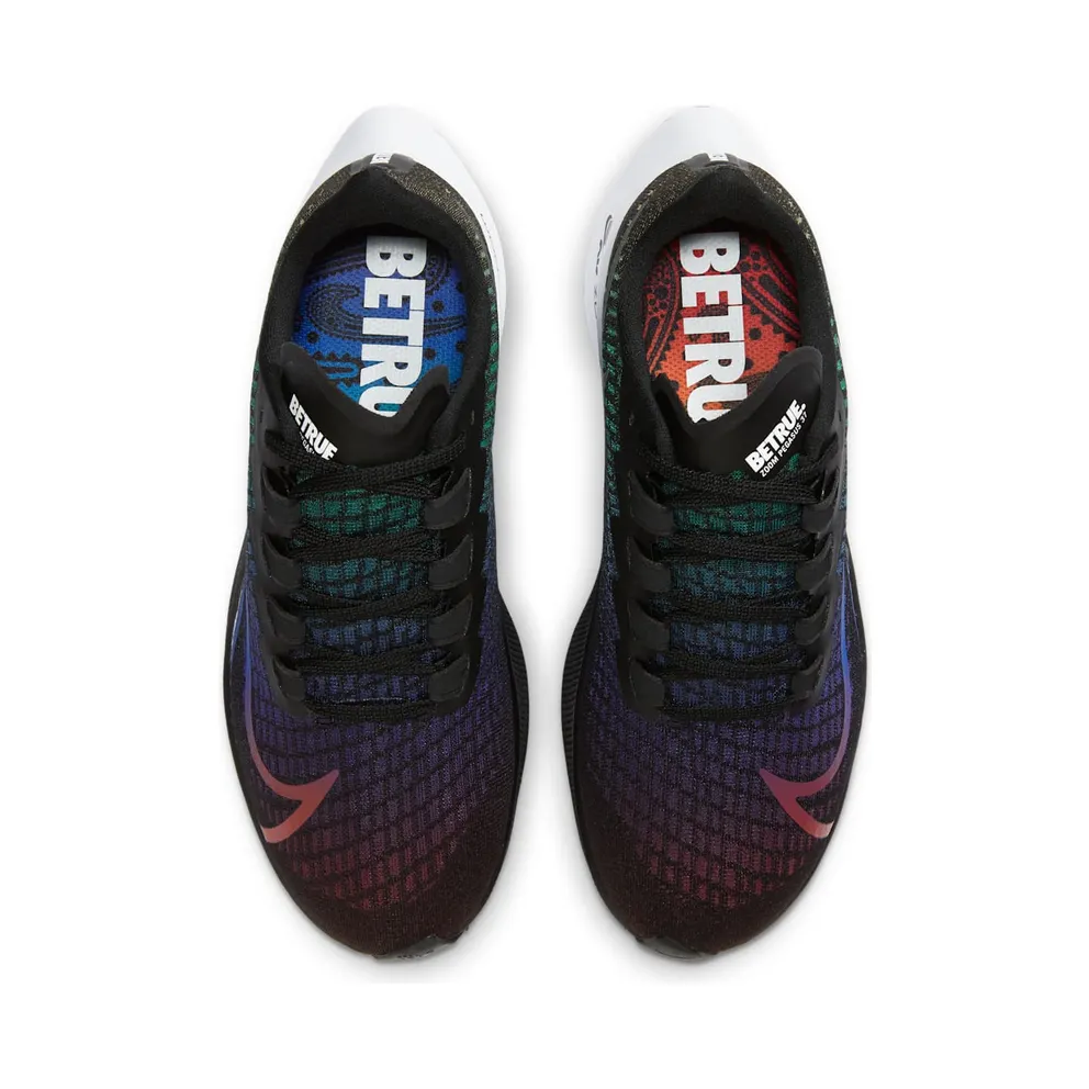 Nike Air Zoom Pegasus 37 Be True 2020 (W) Black/Multi-Color-White (CZ5923-001)