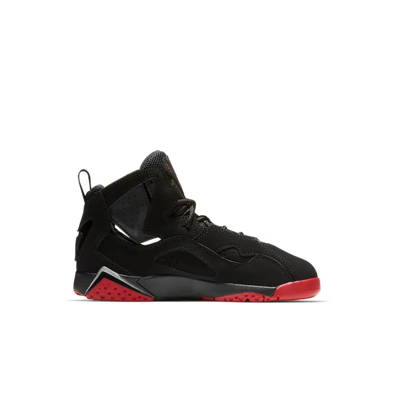 Jordan True Flight Black Gym Red Metallic Silver (PS) Black/Gym Red-Metallic Silver (343796-003)