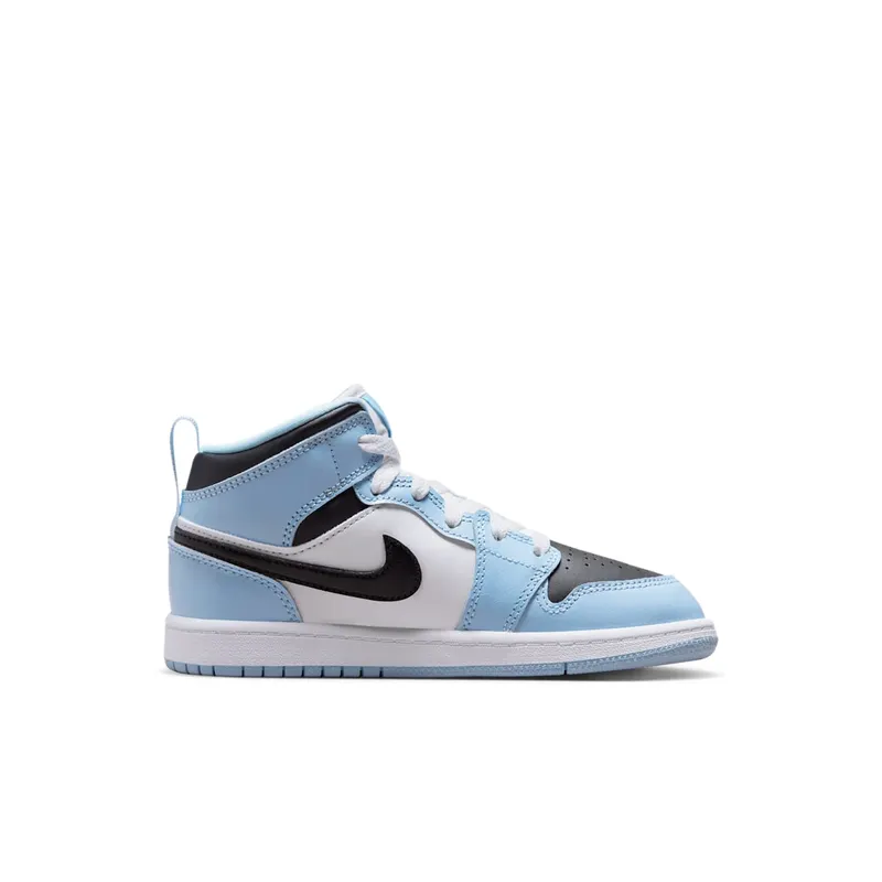 Jordan 1 Mid Younger Kids’ Blue (640737-401)