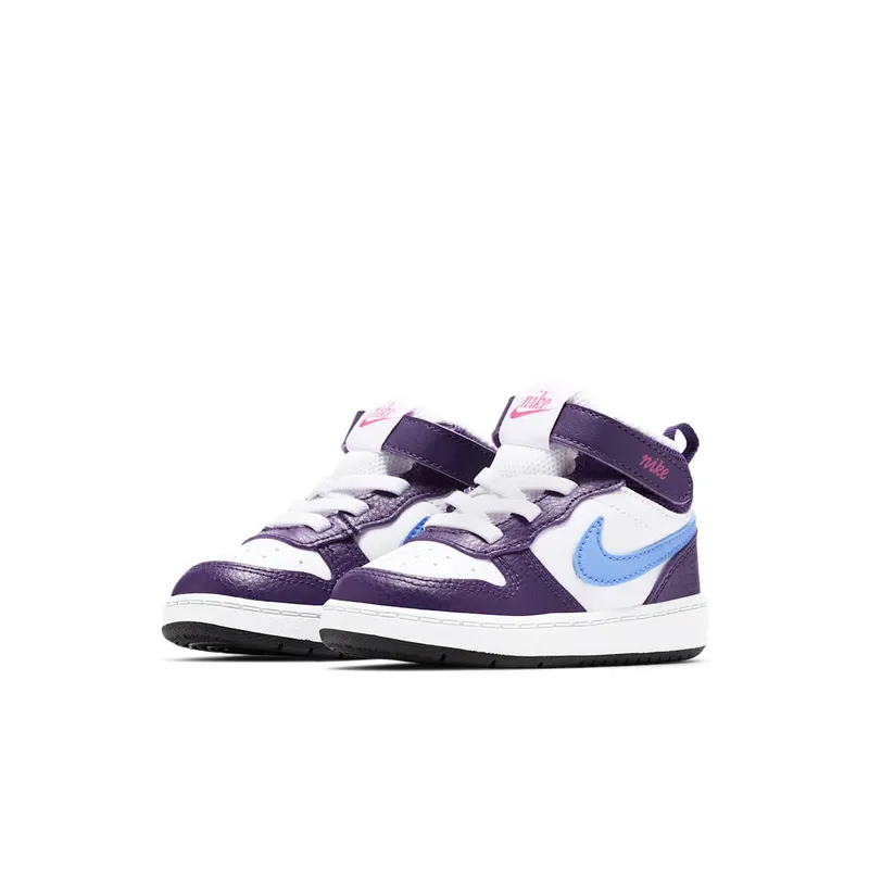 Nike Court Borough Mid 2 White Eggplant Royal Pulse (CD7784-106)
