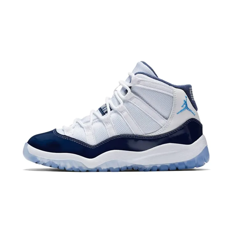 Jordan 11 RETRO BP White/UNIVERSITY BLUE-MIDNIGHT NAVY (378039-123)