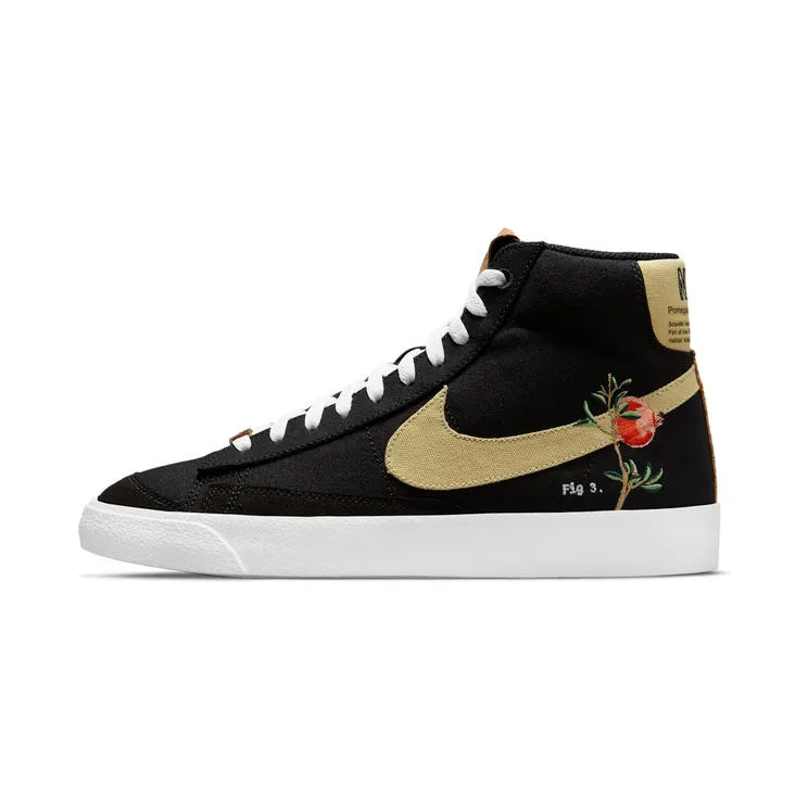 Nike Blazer Mid 77 Pomegranate “Black / White / Solar Flare” (CI1166-001)