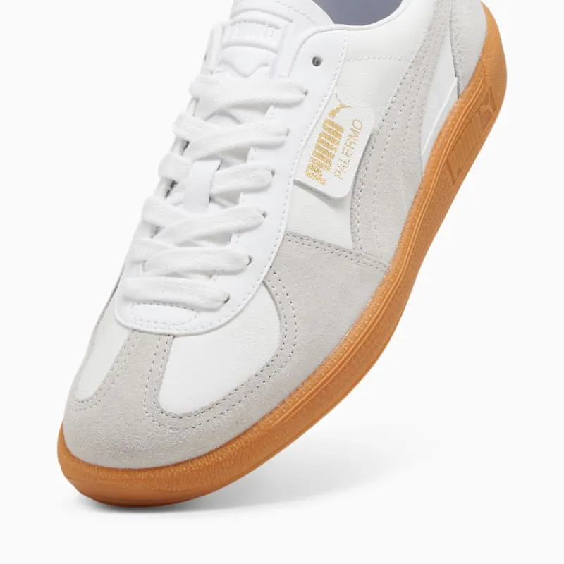 Puma Palermo – “White Glacial Grey Gum” (396464-12)