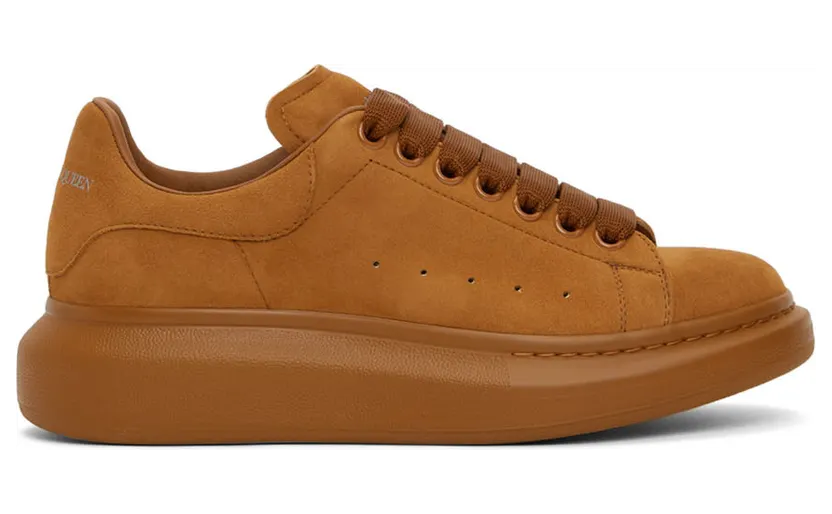 Alexander McQueen Grey Suede Oversized Sneakers (553680WHV67)