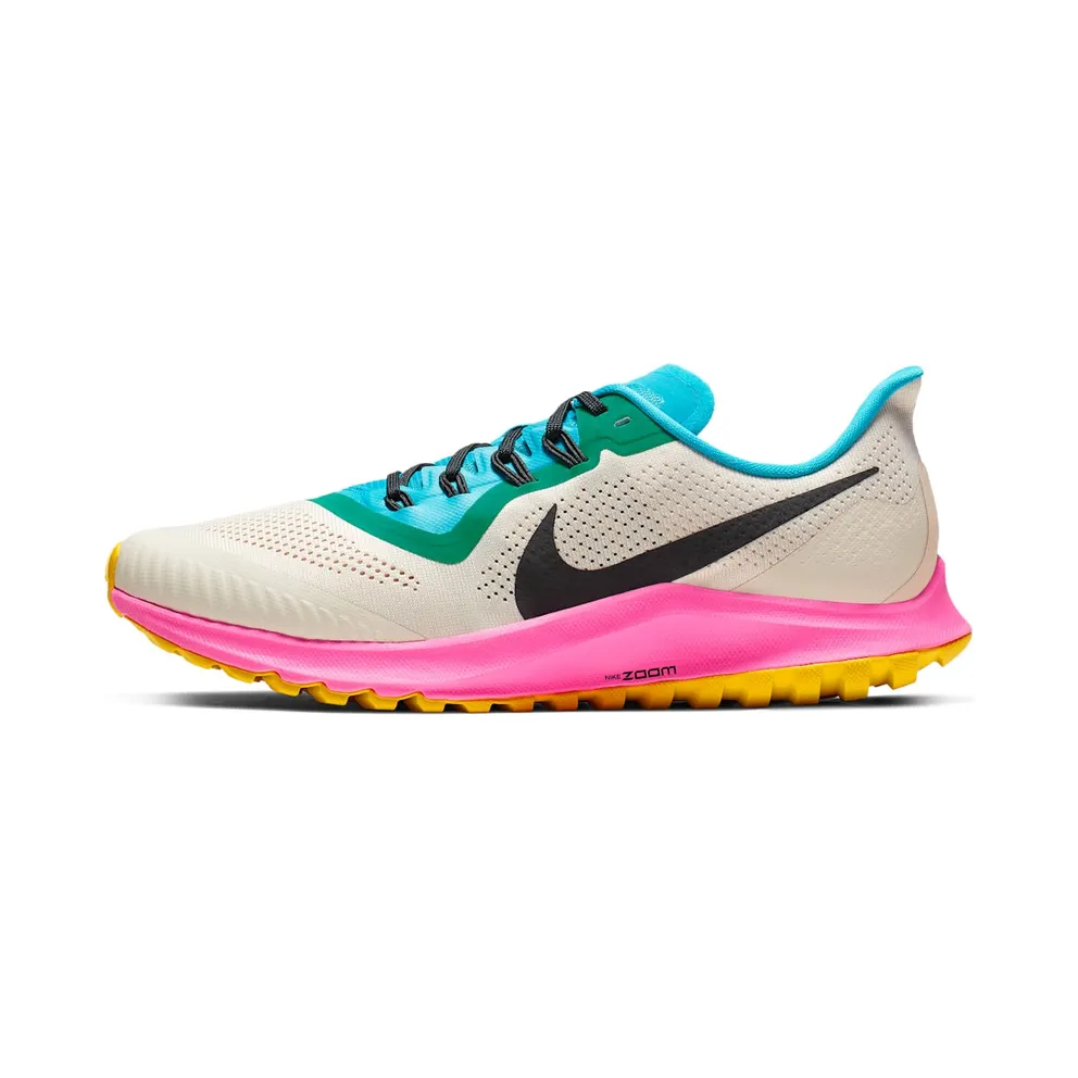 Nike Air Zoom Pegasus 36 Trail Light Orewood Brown Pink Blast Blue Lagoon (AR5677-101)