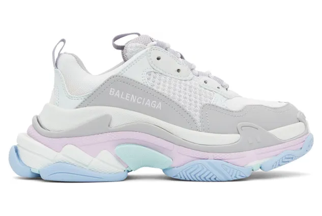 Balenciaga Blue Triple S Sneakers (524039 W2CA1)