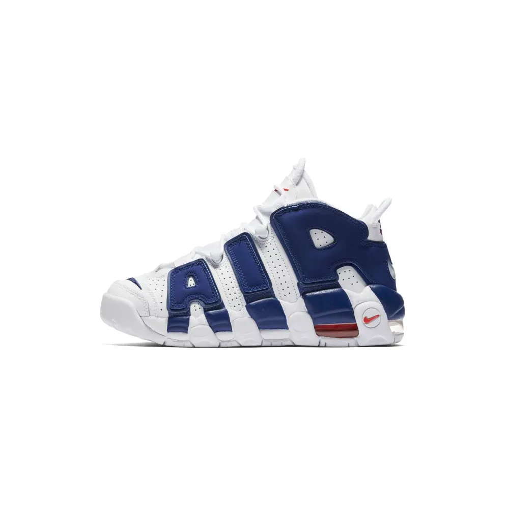 Nike Air More Uptempo Knicks (GS) White/Deep Royal Blue-Team Orange (415082-103)