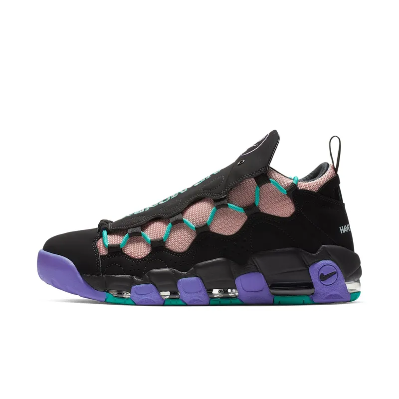 Nike Air More Money Have a Day Black/White-Space Purple-Bleached Coral-Hyper Jade (CI9792-001)